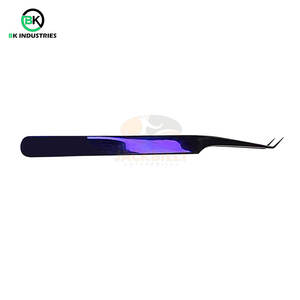 Professional <b>Eyelash</b> Tweezers for Salon Lash Extension Curved <b>Eyelash</b> Tweezers for Precision Lash <b>Application</b> - Product Image 5