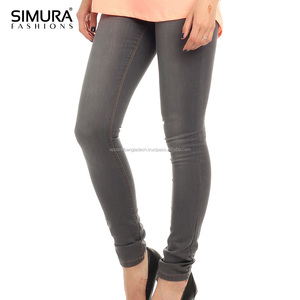 Jeans pour femmes grande taille, coupe droite, durable, personnalisé, OEM, séchage rapide, taille haute, spandex/coton, design élégant, nouvelle tendance - Product Image 5