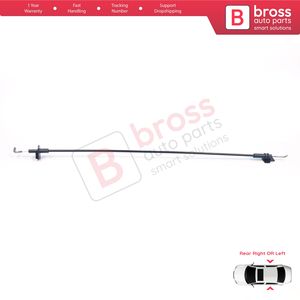Cable de Liberación de la Cerradura del Manillar Interior de la Puerta Lateral BDP1607 para Fiorino MK3 225 Qubo Nemo Bipper 1365839080, Repuestos para Automóviles Bross - Product Image 2
