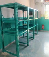 Étagère industrielle en métal pour moules, modèle DT-130-06, 65 % ouvrable, capacité de charge de 10 000 kg, tiroirs 2-5 niveaux, revêtement électrostatique en poudre