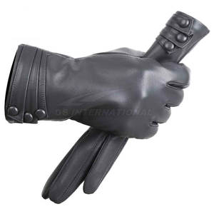 Nouveaux gants en cuir design personnalisé Gants en cuir de haute qualité pour hommes Gants en cuir pour hommes vente en gros - Product Image 1