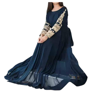 Meilleure vente pakistanaise indienne prête à l'emploi Tissu de robe Anarkali pour la collection Eid Robe respirante pour femme de la fabrication pakistanaise - Product Image 1