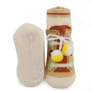 Newborn <b>Booties</b> - Brown - Product Image 2