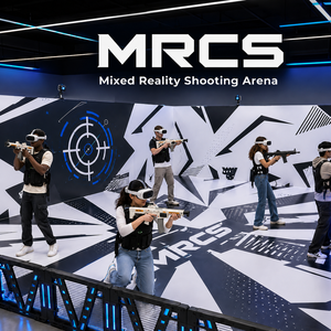 Machine de jeu <span class=keywords><strong>VR</strong></span> de tir en réalité virtuelle pour parc à thème, borne d'arcade <span class=keywords><strong>VR</strong></span>, aire de jeux intérieure - Product Image 1