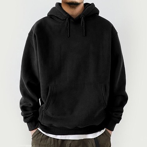 Sudadera con Capucha Extra Grande de Felpa Francesa Gruesa Personalizada al por Mayor, Sudadera con Capucha Esencial para Bordar e Imprimir para Hombre - Product Image 1