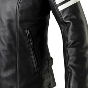 Genuine Leather Women <b>Biker</b> <b>Jacket</b> Ladies Motorcycle Riding Coat Slim Fit Fashion Moto Outerwear Vintage Black Cafe Racer <b>Jacket</b> - Product Image 6