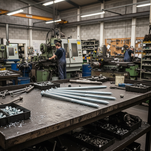 Vis à bois à tête fraisée en acier au carbone à bon prix, filetage grossier, pointe aiguë, oxyde noir, métrique/pouce, classe 4, norme DIN ISO ANSI - Product Image 1