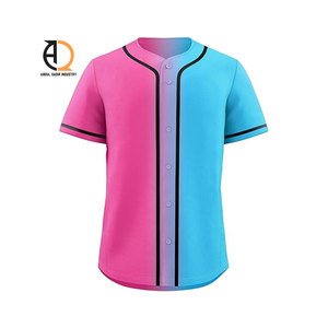 Ensemble de vêtements de baseball et de softball en polyester respirant, maillot de baseball imprimé par sublimation pour équipe, prix bas, maillot de baseball - Product Image 6