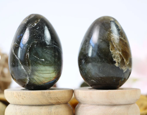Huevo de labradorita Natural grande, gran oferta, mejor calidad, regalo de cristal Extra grande - Product Image 3