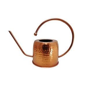 Couleur marron cuivre placage eau peut meilleure qualité fer métal nouveau Design forme personnalisée arrosoir pour la maison jardin utilisation quotidienne - Product Image 1