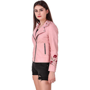 Veste en cuir pour femmes, design classique 2026, haute qualité, veste en cuir pour femmes en vente - Product Image 3