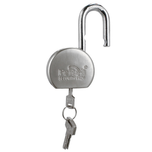 65mm Steel Safety <b>Padlock</b> with Long Hook Anti-Theft Keyed Digit Combination Brass Cylinder Iron Material - Product Image 2