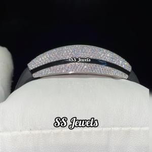 Montre mécanique de luxe unisexe en acier inoxydable Verre glacé Diamant Moissanite VVS Personnalisé Sport Affaires Simple 20mm 41mm - Product Image 5