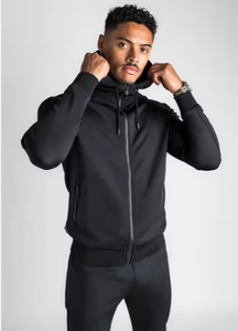 <b>Men's</b> 100% Cotton Breathable Lightweight Quick Dry Winter <b>Tracksuit</b> High-Demand Solid Pattern Streetwear Set with Elastic Waist - Product Image 4