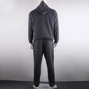 2025 Unisex <b>Hoodie</b> 100% Cotton Sportswear Breathable Fitness Gym Jogger Running Set Winter Sports Tracksuit Plus Size - Product Image 6