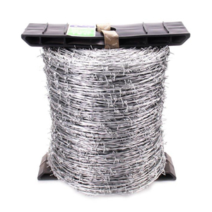 Alambre de púas de acero galvanizado pesado de alta resistencia giro inverso/giro doble 500 metros cercado de Patio de granja al aire libre especialmente - Product Image 1