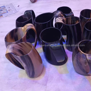 Tasse Viking en corne à boire tasse en corne de vache africaine à boire personnalisée tasse en corne de buffle la moins chère - Product Image 6