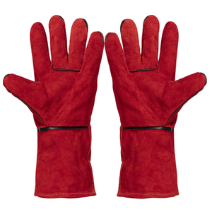 Guantes de soldadura, guantes de soldadura de cuero, guantes de soldadura de alta resistencia, guantes de soldadura resistentes al calor, guantes de soldadura de protección - Product Image 6