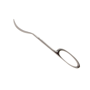 Poignée annulaire orthopédique à levier en os de 270 mm de haute qualité, entièrement courbée, 10 mm de large, en acier inoxydable allemand, pour usage manuel en milieu hospitalier, classe médicale - Product Image 1