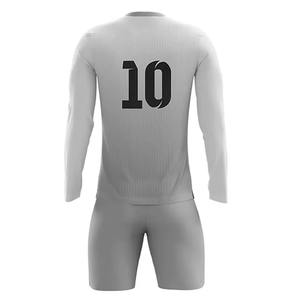 Uniforme de Fútbol Personalizado al por Mayor, Nuevo Diseño, Jersey Deportivo de Poliéster Sublimado, Conjunto de Jersey y Pantalones Cortos de Fútbol - Product Image 6