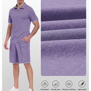 Chándal de dos piezas de lana de algodón de gran tamaño para hombre, pantalones cortos de jogging con capucha para deportes de invierno con estampado de letras, temporada de otoño - Product Image 3