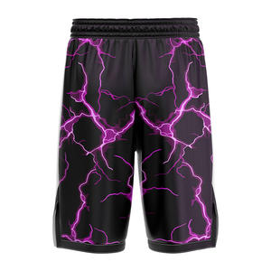 Pantalones Cortos de Baloncesto para Hombre, Talla Grande, 100% Poliéster, Transpirables, Ecológicos, con Estampado Personalizado de 4 Juegos, Precios al por Mayor - Product Image 6