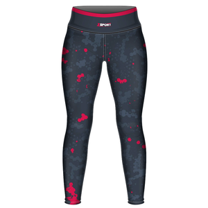 BETHERIVAL, mallas informales de verano de cintura alta personalizadas para mujer, mallas de talla grande con estampado por sublimación al por mayor - Product Image 4