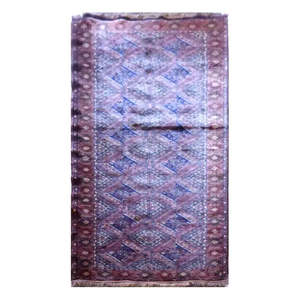 Tapis afghan Khotan unique en son genre, 3'4 x 9'2 - Product Image 1