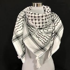 Nuevo precio al por mayor Material de calidad superior táctico a prueba de viento 100% algodón árabe Shemagh poliéster algodón camuflaje Keffiyeh - Product Image 4