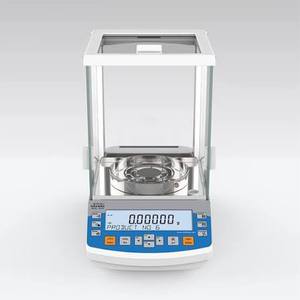 Báscula analítica digital de precisión de 120g con protector de viento para uso en laboratorio - Product Image 1