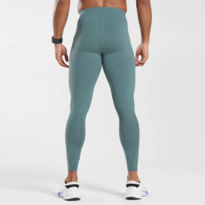 Leggings de sport pour homme en coton/bambou, séchage rapide, antibactérien, élastique, pantalon d'entraînement, leggings de fitness - Product Image 6