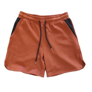 Shorts unisexe de qualité supérieure 2026 en molleton bouclette à cordon de serrage, coupe large avec fentes latérales et poches - Product Image 1