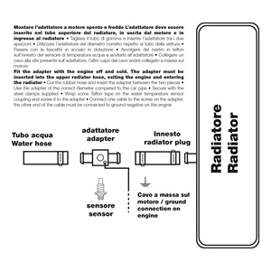 Conexión del sensor de temperatura del agua. 38 mm - Product Image 2