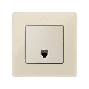 Presa telefonica avorio con 4 contatti RJ11 (Simon 75 75480-31) - Product Image 2