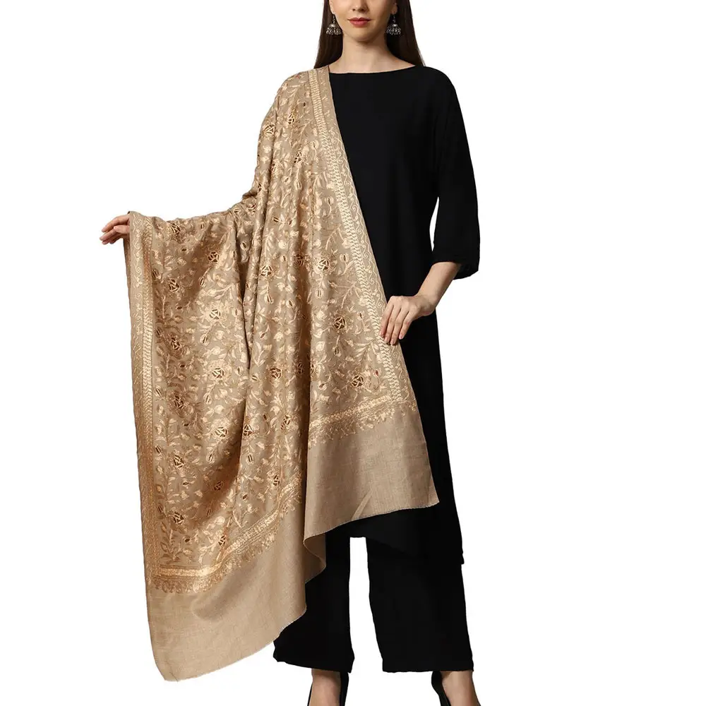 Bufanda de alta calidad con logotipo personalizado para mujer, chales largos de último diseño, precio barato, 2022
