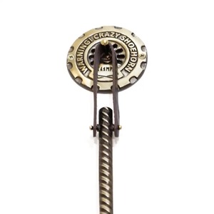 H.M.A Handicrafts Functional Brass Shoehorn with Strong Wood Handle and Timeless Design - Product Image 2