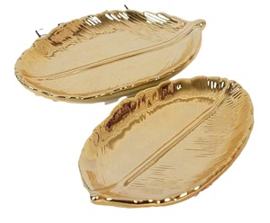 Supplier & Manufacturer of Metal Leaf Serving <b>Tray</b> Elegant Design Handmade Dish Top Quality Inexpressive Leaf Serving Platter - Product Image 1