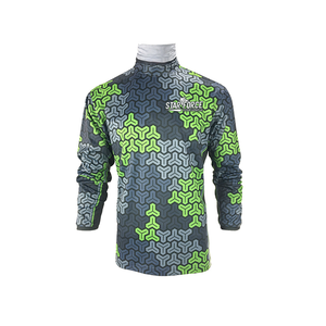 T-shirt de pêche impression par Sublimation respirant chemises de pêche Uv chemises de pêche à manches longues pour hommes protection Uv Polyester - Product Image 1