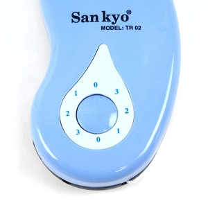 Sankyo พัดลมติดผนังไฟฟ้า LED แบบพกพา, พัดลมติดผนังมือถือ USB ชาร์จได้สีชมพูสีเขียวสำหรับใช้กลางแจ้ง - Product Image 4