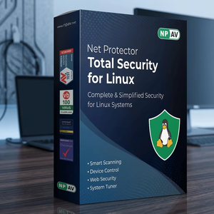 Logiciel antivirus Linux, pack 5 utilisateurs avec licence de 3 ans, Net Protector, sécurité totale, protection informatique et sécurité numérique - Product Image 1