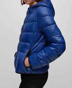 Custom quilted puffer <b>jacket</b> <b>men</b> made with <b>soft</b> interior lining strong zipper stylish outer <b>shell</b> for fashion wear - Product Image 4