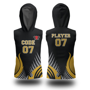 เสื้อฟุตบอลลายธงชาติอเมริกันเสื้อ7on7 7V7ระบายอากาศได้ดีมีโลโก้ด้านหน้า - Product Image 5