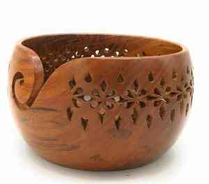 Solid Wood Eco-Friendly Portable Yarn Bowl for Knitting & Crochet Sewing Accessory Tangle-Free Design-Perfect Gift for Knitters - Product Image 3