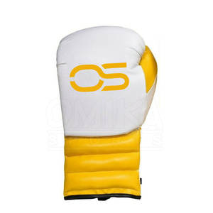 Gants de sport pour adultes en cuir PU de qualité supérieure imprimés avec logo personnalisé Tailles de 8oz et 16oz avec poignées pour la boxe et les arts martiaux - Product Image 4