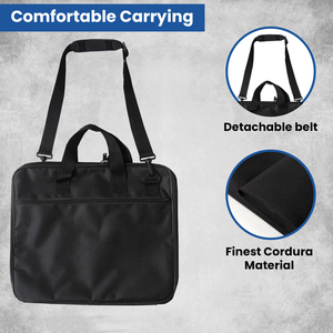 Apron Case Craft Mark Provincial Masonic Regalia Black Faux Leather Masonic Apron Hard and Soft Case - Product Image 5