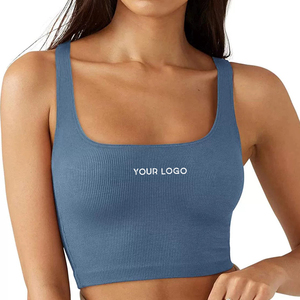 2024 OEM สวมใส่เสื้อกั๊กโยคะกีฬาเลานจ์สวมใส่ผู้หญิงกีฬา Bra GYM ฟิตเนสโยคะกีฬา Bra - Product Image 4