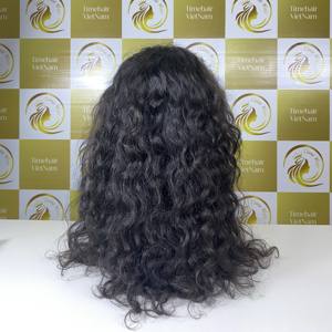 Perruques cheveux ondulés couleur naturelle100 % Vietnam extensions de cheveux humains haute qualité russe en vrac cheveux naturels - Product Image 2