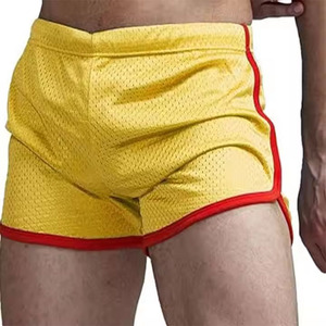 กางเกงขาสั้นเล่นยิมของผู้ชายกางเกงขาสั้น MMA แบบทึบผ้าโพลีเอสเตอร์สแปนเด็กซ์สำหรับใส่ลำลองดีไซน์ล่าสุด - Product Image 1