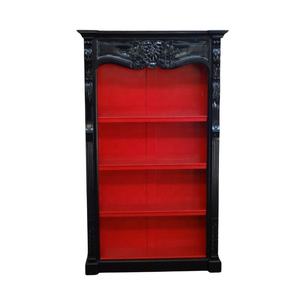 Bibliothèque en bois massif style français étagères vitrine vitrine pour bureau à domicile salon meubles et bibliothèque - Product Image 6