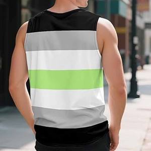 Ropa de entrenamiento Camiseta sin mangas hecha a medida para hombres Ropa de gimnasio Hombres Camiseta sin mangas Transpirable Hombres Camiseta sin mangas hecha por Dress Sports - Product Image 2